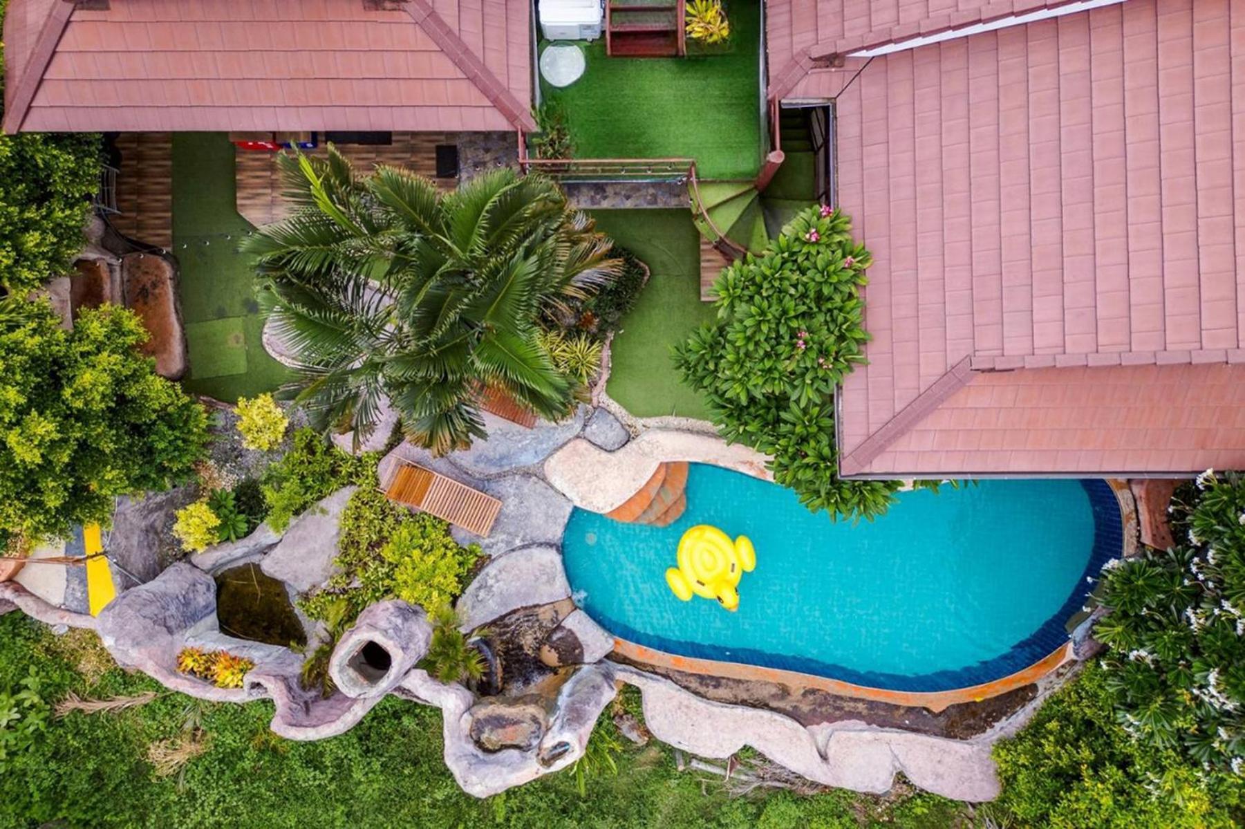Huahin I-Din Poolvilla: Nature Retreat with Mountain Views Exterior photo