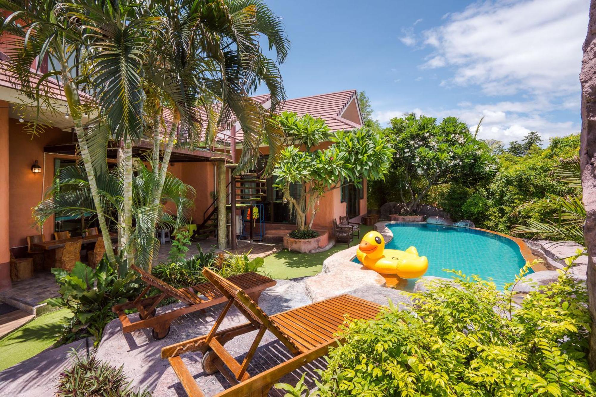 Huahin I-Din Poolvilla: Nature Retreat with Mountain Views Exterior photo